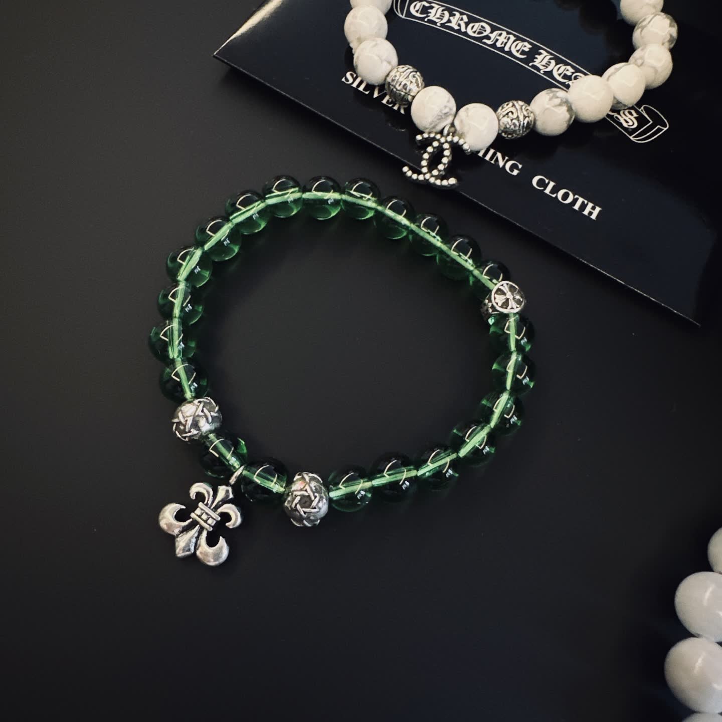 Chrome Hearts Beaded Bracelet Set